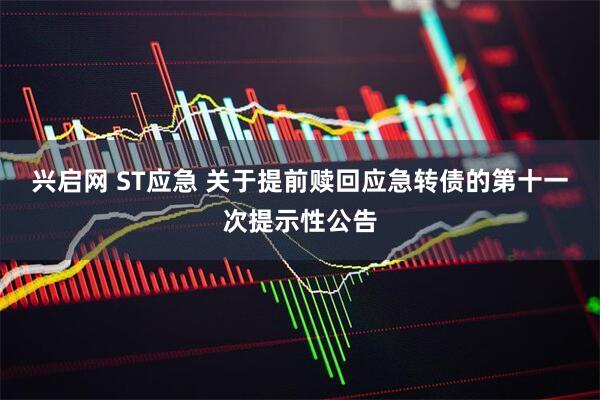 兴启网 ST应急 关于提前赎回应急转债的第十一次提示性公告