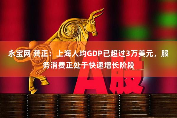 永宝网 龚正：上海人均GDP已超过3万美元，服务消费正处于快速增长阶段