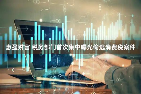 惠盈财富 税务部门首次集中曝光偷逃消费税案件