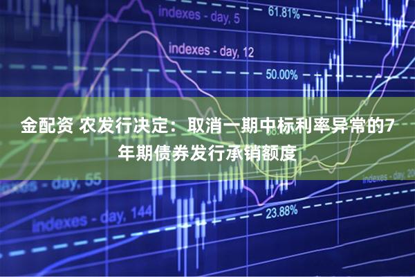金配资 农发行决定：取消一期中标利率异常的7年期债券发行承销额度
